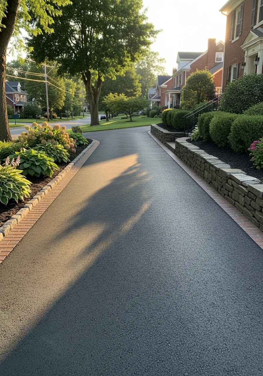 Portrait of a Washington residential home with updated features and well-maintained landscaping.